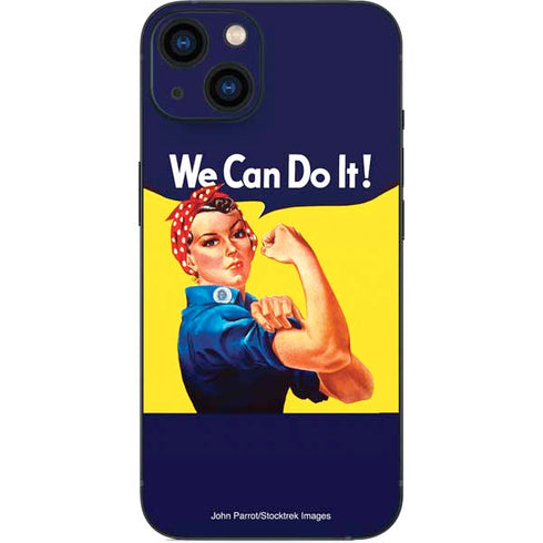 Rosie The Riveter Vintage War Poster iPhone Skins